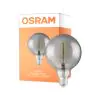 Osram Vintage 1906 LED E27 Globe filament Smoke 125mm 5W 140lm - 818 ekstra varm hvit | erstatter 15W