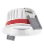Ledvance LED spot Fire Rated Aluminium Hvit 8W 680lm 36D - 930 varm hvit | Utskjæring 68mm - IP65 - beste fargegjengivelse - dimbar