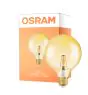 Osram Vintage 1906 LED E27 Globe filament gull 125mm 6.5W 650lm - 824 ekstra varm hvit | dimbar - erstatter 50W