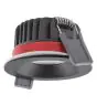 Ledvance LED spot Fire Rated Aluminium svart 8W 640lm 36D - 927 ekstra varm hvit | Utskjæring 68mm - IP65 - beste fargegjengivelse - dimbar