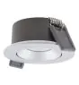 Ledvance LED spot Air Adjust Aluminium sølv 4W 320lm 36D - 930 varm hvit | Utskjæring 68mm - IP23 - beste fargegjengivelse - dimbar