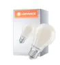 Ledvance Classic Superior LED Pære E27 Pære Filament Matt 2.2W 470lm - 840 Kald Hvit | Erstatter 40W