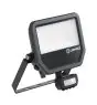 Ledvance LED Flomlys Aluminium Svart 41W 5500lm 100D - 830 Varm Hvit | IP65 - Bevegelses- Og Lyssensor - Symmetrisk