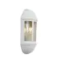 Ansell LED Veggbelysning Latina Halv Lantern Hvit - Egnet til E27 Opptil 42W | IP65
