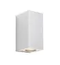 Nordlux Canto Maxi Kubi 2 Veggbelysning Aluminium Hvit Up & Down | IP44 - Egnet for 2x GU10