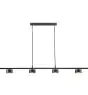 Nordlux Pendel lampe Rail Clyde 20W 827 350lm 120D svart - Metall | dimbar - ekstra varm hvit