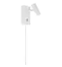 Nordlux LED Veggbelysning Omari Hvit 3.2W 320lm 41D - 827 Ekstra Varm Hvit | Dimbar - Vippbar