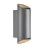 Nordlux Nico Veggbelysning Aluminium Antrasitt Up & Down | IP54 - Egnet for 2x GU10