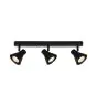 Nordlux Eik 3 Spot Metall Svart | Egnet for 3x GU10