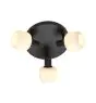 Nordlux Milford Taklampe Glass Mini 3-Rondel Svart | Egnet for 3x E14