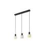 Nordlux Milford Mini 3-Rail Pendel Lampe Glass Svart | Egnet for 3x E14
