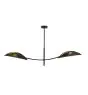 Emibig Taklampe Lotus Stål Svart | Egnet for 2x E14 - Max 10W