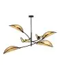 Emibig Taklampe Lotus Stål Svart | Egnet for 6x E14 - Max 10W