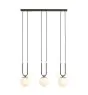 Emibig Pendel Lampe Glam Stål Svart | Egnet for 3x E14 - Max 10W