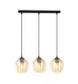 Emibig Pendel Lampe Istar Stål Svart | Egnet for 3x E27 - Max 10W