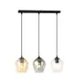 Emibig Pendel Lampe Istar Stål Svart | Egnet for 3x E27 - Max 10W