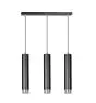 Emibig Pendel Lampe Kibo Stål Svart | Egnet for 3x GU10 - Max 10W