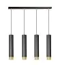 Emibig Pendel Lampe Kibo Stål Svart | Egnet for 4x GU10 - Max 10W