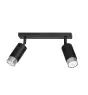 Emibig Taklampe Hiro Stål Svart | Egnet for 2x GU10 - Max 10W