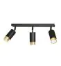 Emibig Taklampe Hiro Stål Svart | Egnet for 3x GU10 - Max 10W