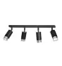 Emibig Taklampe Hiro Stål Svart | Egnet for 4x GU10 - Max 10W