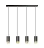 Emibig Pendel Lampe Fumiko Stål Svart | Egnet for 4x GU10 - Max 10W