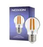 Noxion Lucent Lustre LED E27 Ball filament klar 4.5W 470lm - 827 ekstra varm hvit | dimbar - erstatter 40W