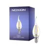 Noxion Lucent LED E14 Böjd topp Mignon filament klar 2.5W 250lm - 827 ekstra varm hvit | erstatter 25W