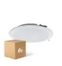Fordelspakning 6x Fordelspakning 6x LED Downlight Pan 24W 1920lm 840 Kald Hvit | 225mm - Utskjæring 195mm