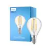 Philips Corepro LED Lustre E14 Ball filament klar 4.3W 470lm - 827 ekstra varm hvit | erstatter 40W