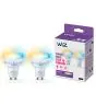 Dobbeltpakke 2x WiZ Smart LED Spot GU10 PAR16 5W 400lm 36D | Beste Fargegjengivelse - Dimbar - Erstatter 50W