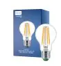 Philips MASTER LED Pære Ultra Efficient E27 Pære klar 4W 840lm - 827 ekstra varm hvit | erstatter 60W