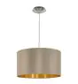 Eglo Pendel Lampe Maserlo Stål Sateng Nikkel | Egnet for E27