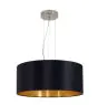 Eglo Pendel Lampe Maserlo Stål Sateng Nikkel | Egnet for 3x E27