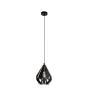 Eglo Pendel Lampe Carlton 5 Stål Svart | IP20 - Egnet for 1x E27 