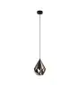 Eglo Pendel Lampe Carlton 1 Svart, Kobber | Egnet for E27