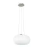 Eglo Pendel Lampe Optica Stål Sateng Nikkel | Egnet for 2x E27