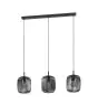 Eglo Pendel Lampe Romazzina Stål Svart | IP20 - Egnet for 3x E27 