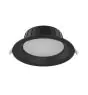Noxion LED Downlight Hera Medium Innfelt Svart 21W 2400lm 100D - 827-830-840 CCT | 226mm - Utskjæring 200mm