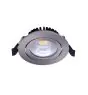 Noxion LED Vippbar Slim Spot Sølv Runde 6W 550lm 60D - 927 Ekstra Varm Hvit | 85mm - IP54 - Dimbar - Beste Fargegjengivelse