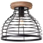 Brilliant Avia Taklampe Metall Tre Svart | 300mm - Egnet for 1x E27