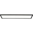 Brilliant Milton Taklampe Plast Svart Hvit 19W 3200lm - 840 Kald Hvit | IP44