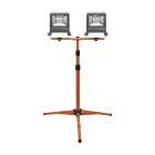 Ledvance LED flomlys Byggelampe Stativ Mørk grå 2X50W 9000lm 120D - 840 kald hvit | IP65 - symmetrisk