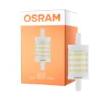Osram LED R7s 78mm Klar 9.5W 1055lm - 827 Ekstra Varm Hvit | Dimbar - Erstatter 75W