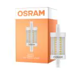 Osram LED R7s 78mm Klar 7.3W 806lm - 827 Ekstra Varm Hvit | Erstatter 60W