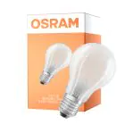 Osram Classic LED E27 Pære Filament Matt 6.5W 806lm - 865 Daglys | Erstatter 60W