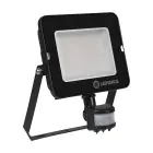 Ledvance LED flomlys Kompakt svart 50W 5000lm 100D - 840 kald hvit | IP65 - symmetrisk - Bevegelses- og lyssensor