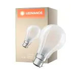 Ledvance Classic LED B22d Pære Filament Matt 11W 1521lm - 927 Ekstra Varm Hvit | Beste Fargegjengivelse - Dimbar - Erstatter 100W - Forbrukerpakke
