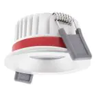 Ledvance LED spot Fire Rated Aluminium Hvit 8W 680lm 36D - 930 varm hvit | Utskjæring 68mm - IP65 - beste fargegjengivelse - dimbar