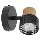 Ledvance LED Decor Spot Cork Stål Svart 3W 230lm - 827 Ekstra Varm Hvit | Dimbar